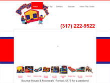 Tablet Screenshot of bouncehouseguys.com